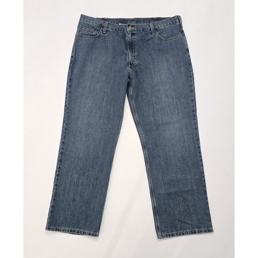 Carhartt Mens Relaxed Fit Jeans Blue Denim Workwear BD1483-M 42x30